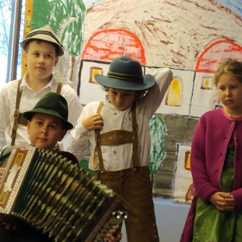 Hirtenkinder mit " Ziacher"