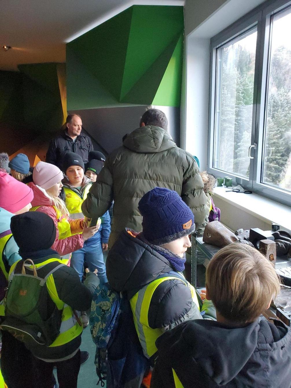 Blick auf den Müllknacker