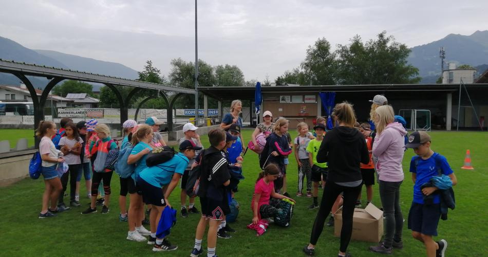 Auch die Kinder der VS Vomperbach waren mit von der Partie.