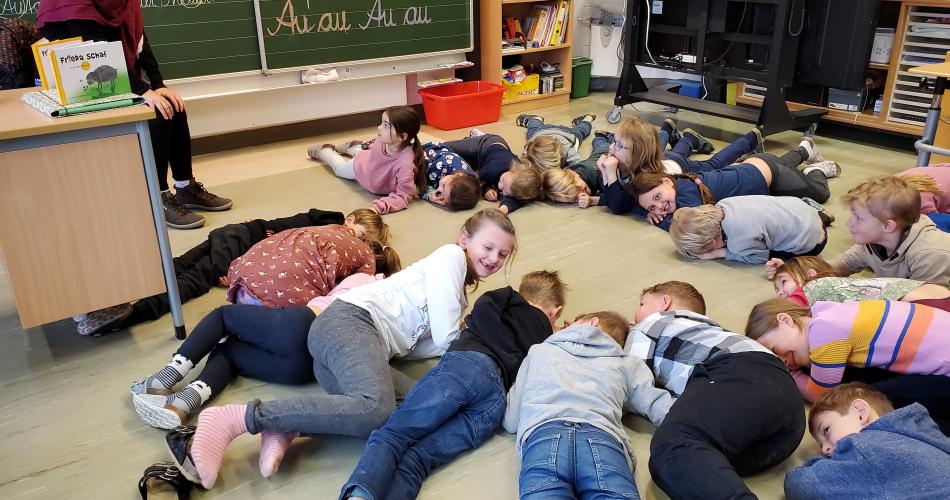 Frieda Schaf und der Mond - alle "Schafe" schlafen